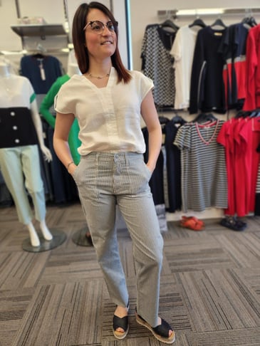MAVI JEANS FEMME TAILLE HAUTE JAMBE DROITE BAS ÉFFILOCHÉ