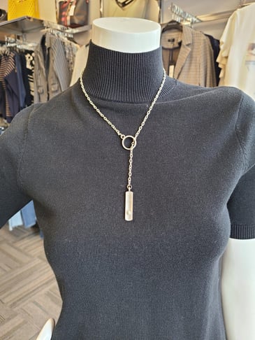 SAZZU COLLIER SANS ATTACHE AVEC PENDENTIF INSÉRÉ DANS L'ANNEAU