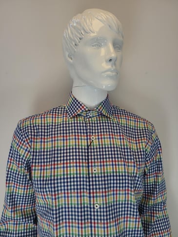 Chemise Habillée Bugatchi Uomo Rayée - Taille S, Manches Longues, Occasion Très Bon état