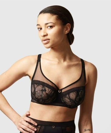 CHANTELLE BRASSIERE DENTELLE DOUBLE ROSE