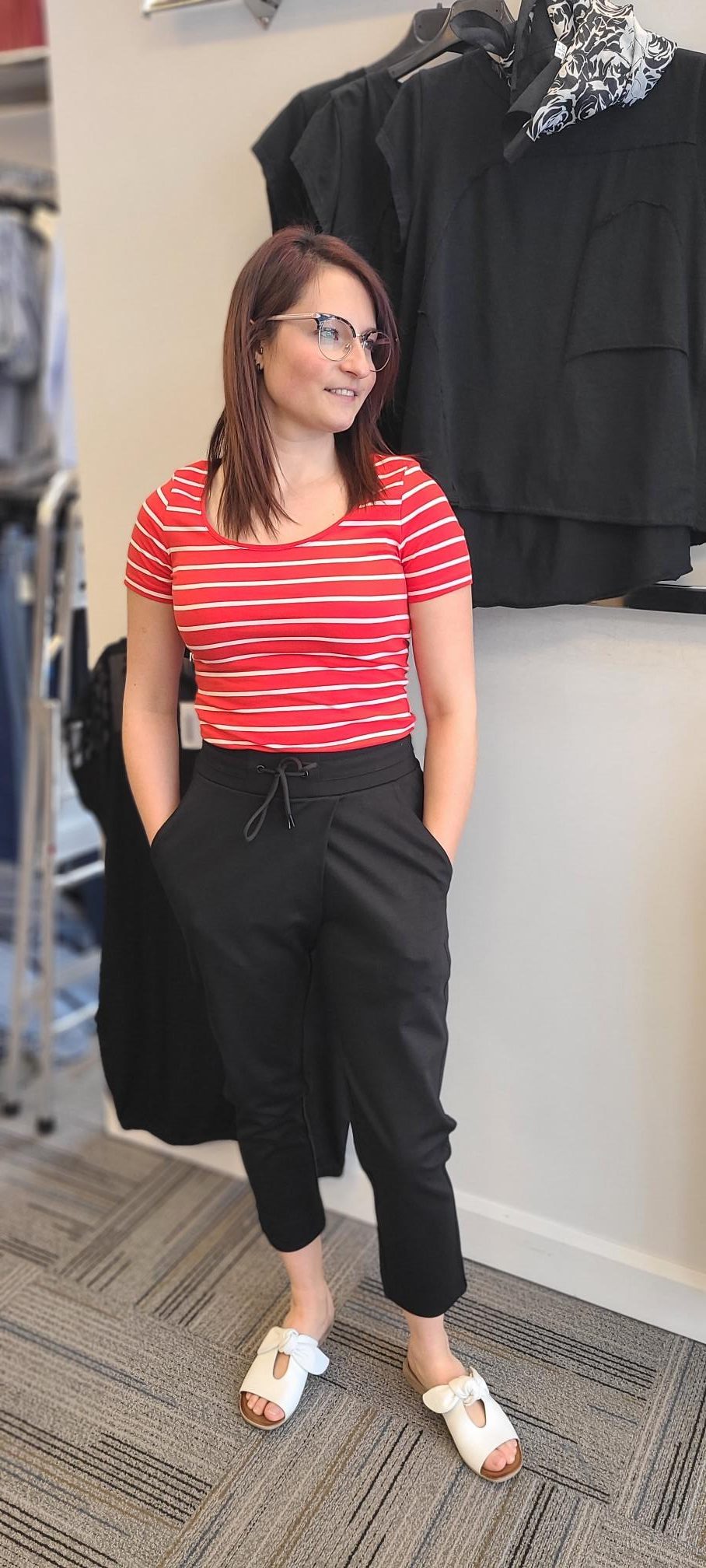 UCHUU PANTALON TAILLE AVEC LACET ET 4 POCHES