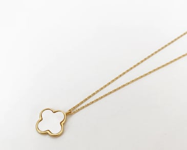 CARACOL CHAINETTE PENDENTIF FLEUR