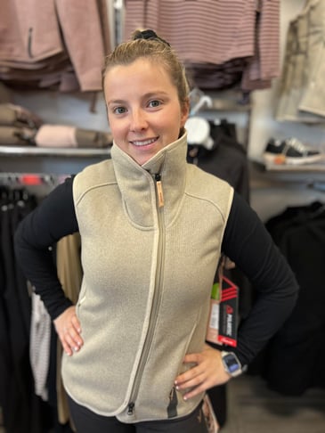 INDYEVA PALETO VESTE SANS MANCHE GROS COL
