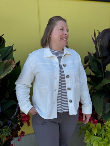 Escape veste style velours côtelé avec boutons