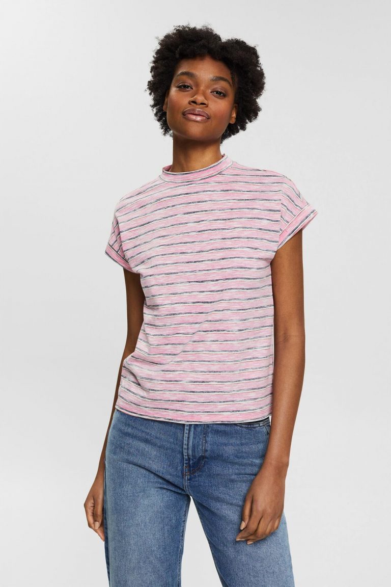 ESPRIT ROBE EN JEANS LIGNE A MANCHE LONGUE COL AU COU AVEC BOUTONS Specialites Feminines et Masculines