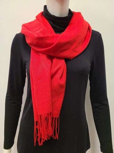 DI FIRENZE FOULARD D'HIVER DOUX COULEUR UNI