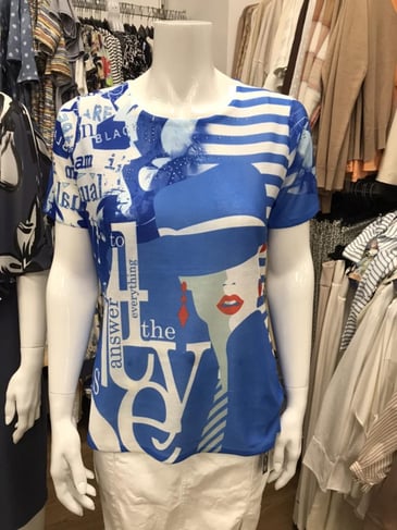 MOFFI T-SHIRT IMPRIME MADAME
