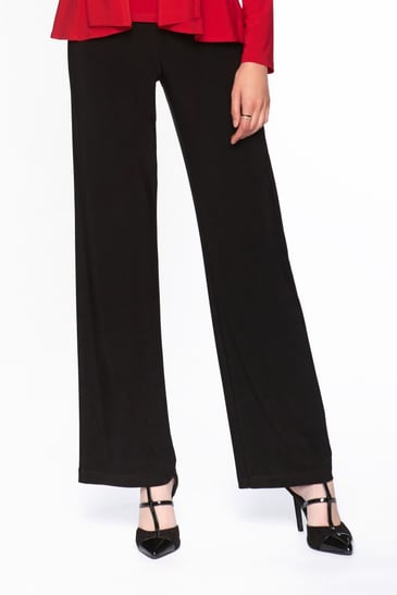 FRANK LYMAN PALAZZO UNI NOIR TAILLE ÉLASTIQUE