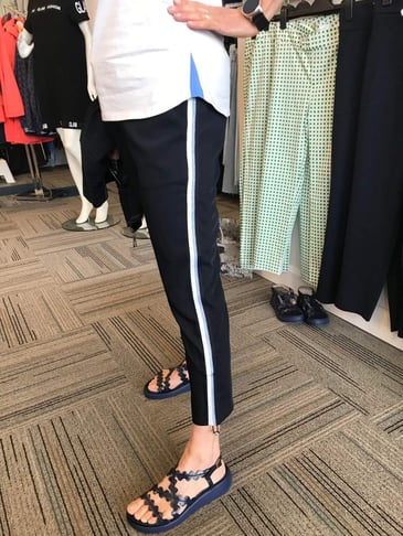 ORLY PANTALON MOU TAILLE PULL-ON AVEC LACET BANDE SUR LES CÔTÉS