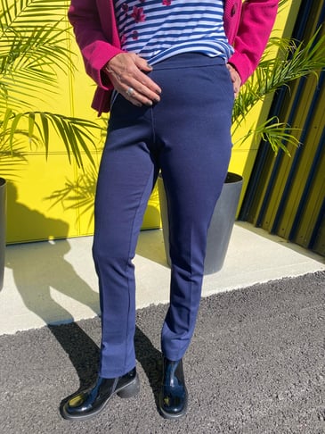 RABE PANTALON PULL ON BANDE ÉLASTIQUE BRILLANT