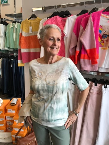 BETTY BARCLAY CHANDAIL IMPRIME DEGRADE DE COULEUR