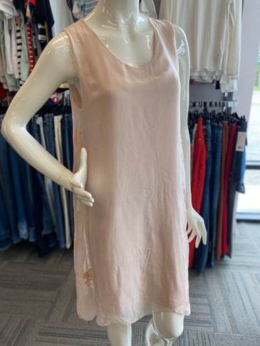 M Italy Robe effet 2 morceaux en voile