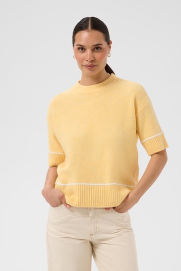 Kaffe Jinie tricot manche courte col cheminée