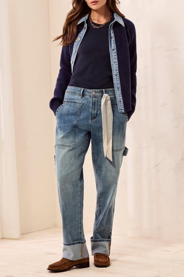 Tribal Audrey carpenter jeans avec foulard amovible