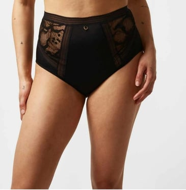 CHANTELLE CULOTTE TAILLE HAUTE LOGO OR
