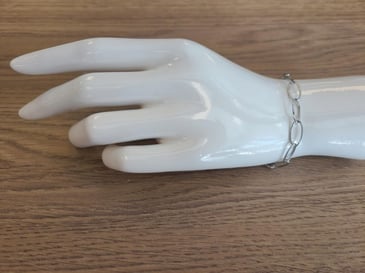 AXELLE BRACELET EN MAILLES ARGENT