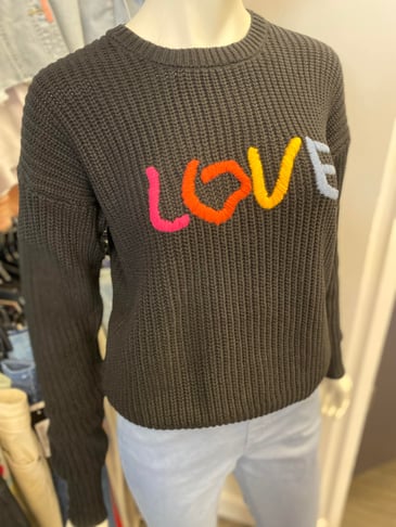 CHARLIE B TRICOT MANCHE LONGUE LOVE