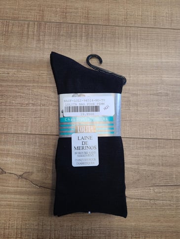 LOLITA CHAUSSETTES EN LAINE DE MÉRINOS POUR DIABÉTIQUE