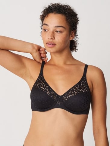 CHANTELLE BRASSIERE MOLLE DENTELLE NOIR