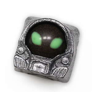 Black mask with Metal gray suite