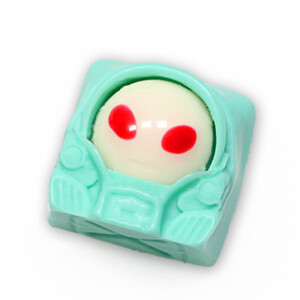 White mask with Jukebox green suite
