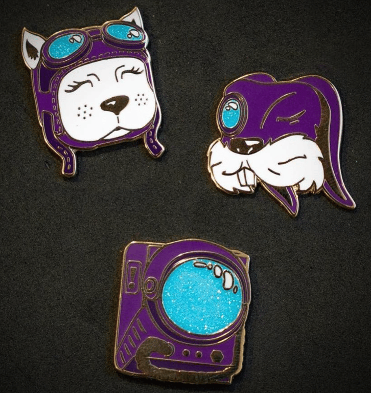 Lucky Demon Co Pins