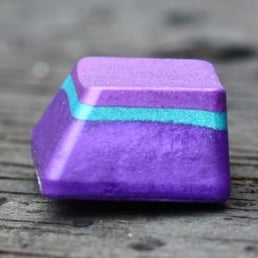 Two Tone Purple and Blue Topre