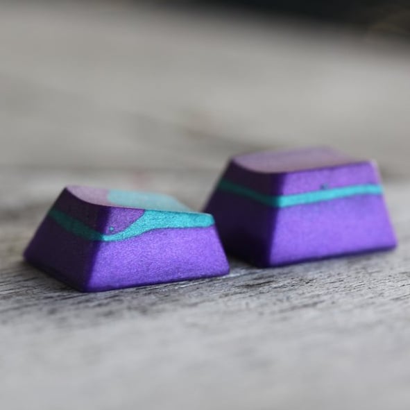 Two Tone Purple and Blue Mx Esc Fn