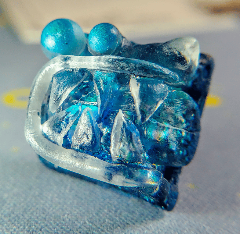 And The Galaxy Blue Chunks