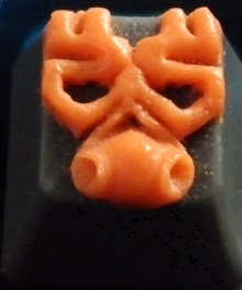 Orange on Grey