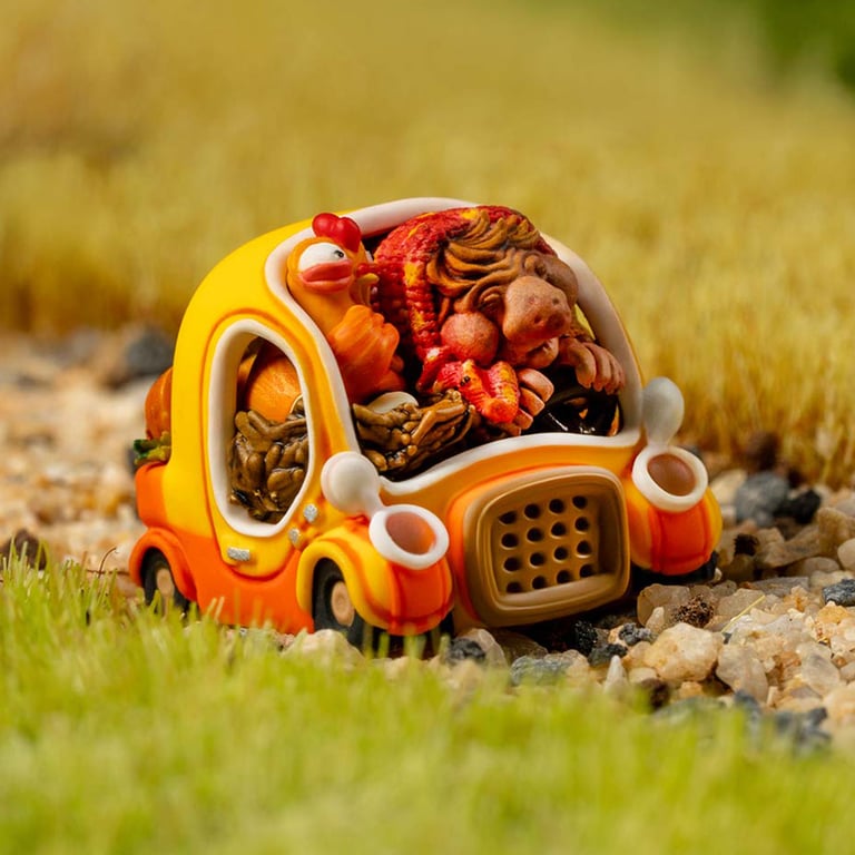Sunset Stroll / X32 Art toy