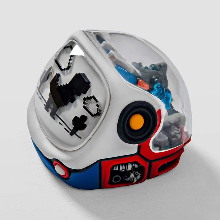 X32 Art toy / Red Nebula / CO-Inter