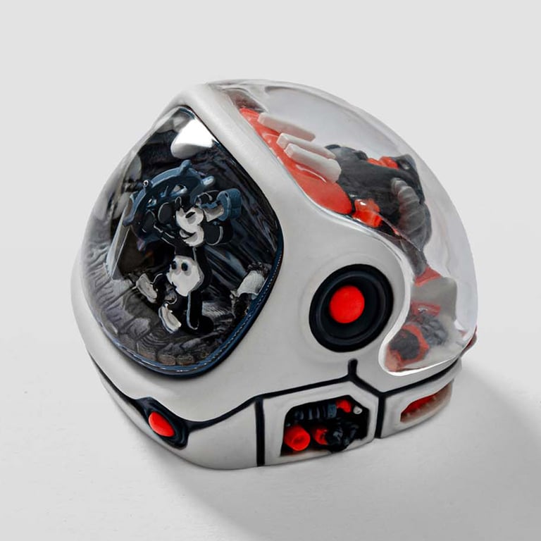 X32 Art toy / Orange Eclipse / JK-Captain