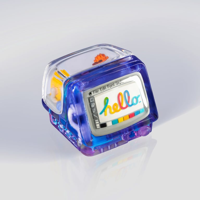 1u / Violet Neon / Milk way greetings V4