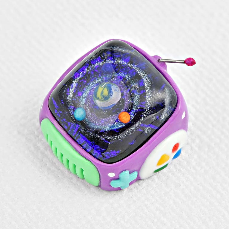 Galaxy Telly / Light puple - Green