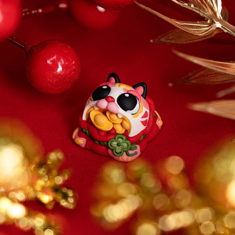 Kitty of Fortune (Fire Flowers)