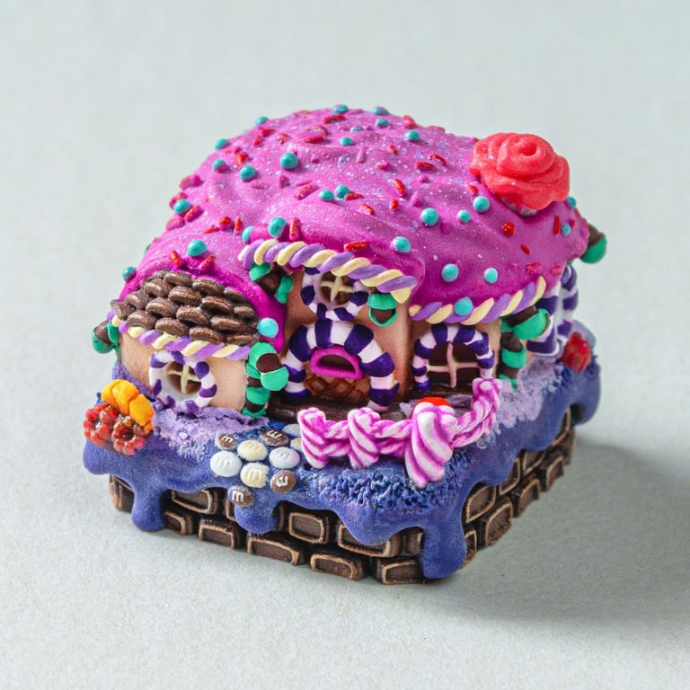 The night of Candy Cottage - X77 Art toy