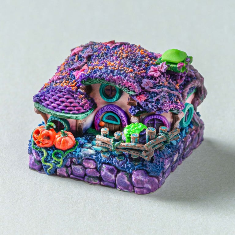 The night of Witching Manor - X77 Art toy