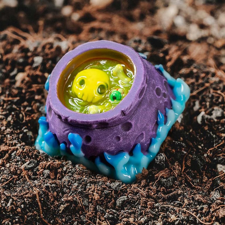 Amethyst Hexed Cauldron