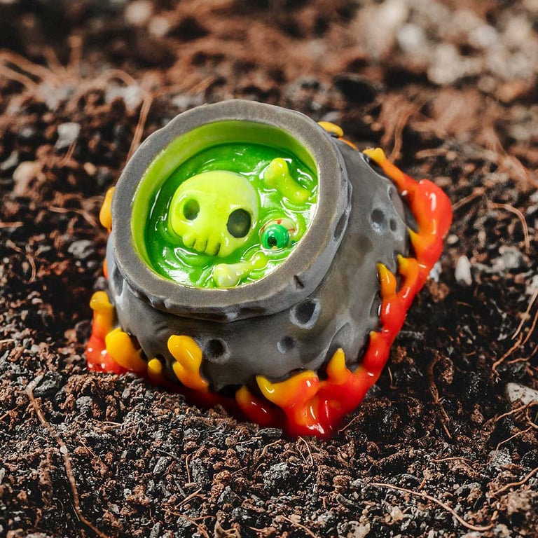 Crimson Hexed Cauldron