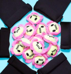 Spring Fling Furt Keychain