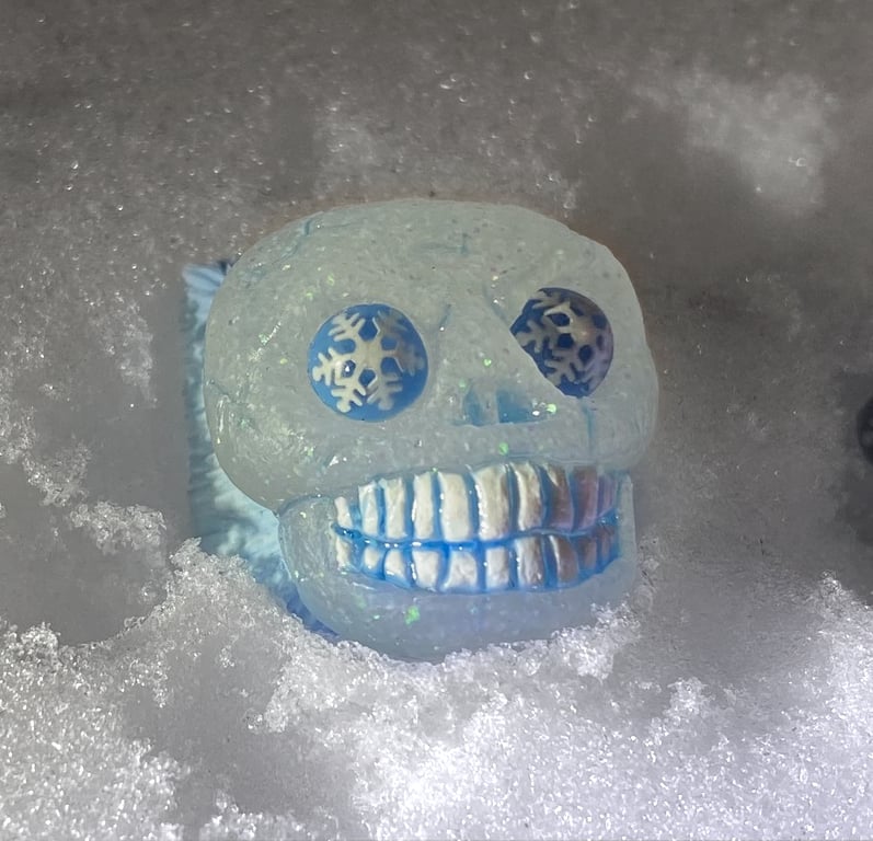 Skull as Ice
