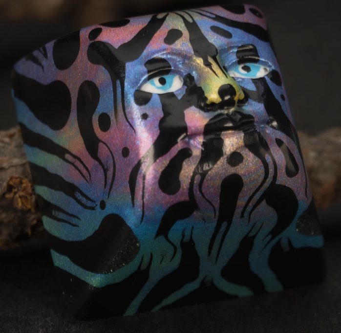 Oil Slick, blue-eyed
