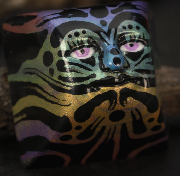 Oil Slick, purple-eyed
