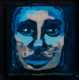 Face Study (Blue) 1