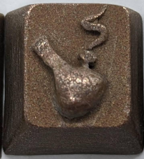 Worn Tri-Metal (Cold Cast,1/1)