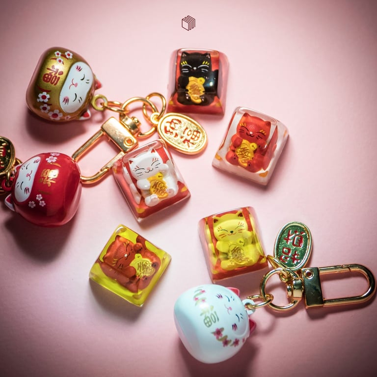 Maneki Neko (ver Red-Gold)