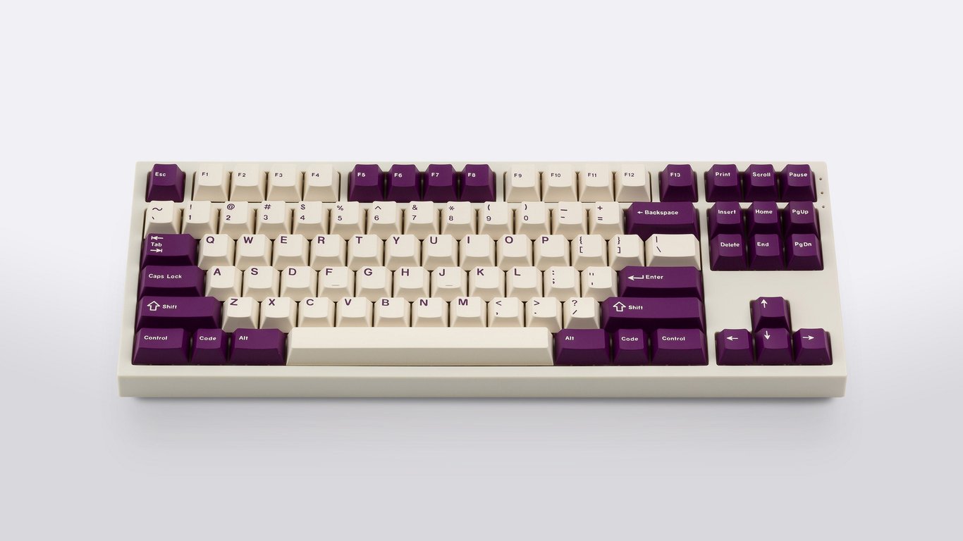 Violet on Cream