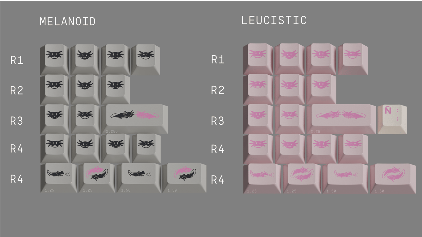 Melanoid & Leucistic
