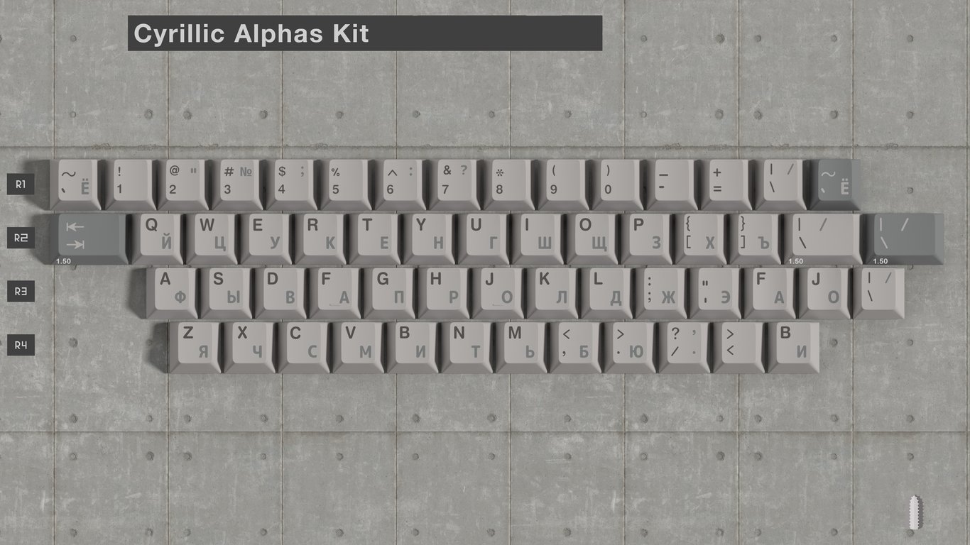 Cyrillic Alphas
